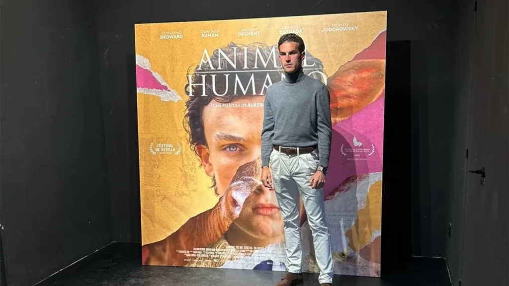 Fernando Adrián en el estreno de "Animal/humano"
